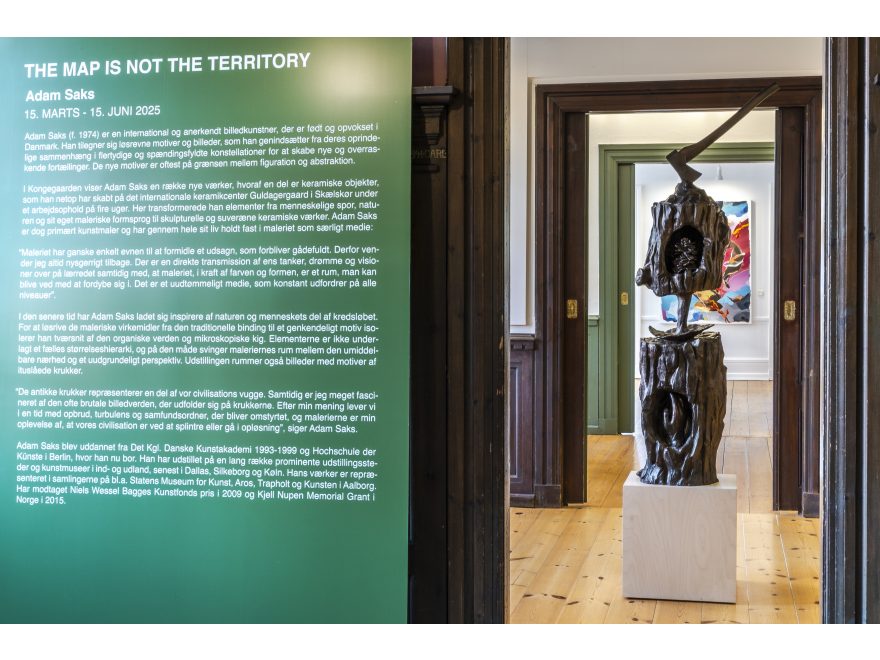 Adam Saks, The Map is not the Territory, installationsfoto 2025. Fabu Photography