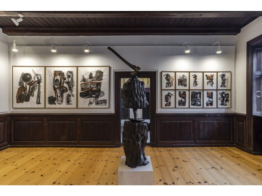 Adam Saks, The Map is not the Territory, installationsfoto 2025. Fabu Photography 