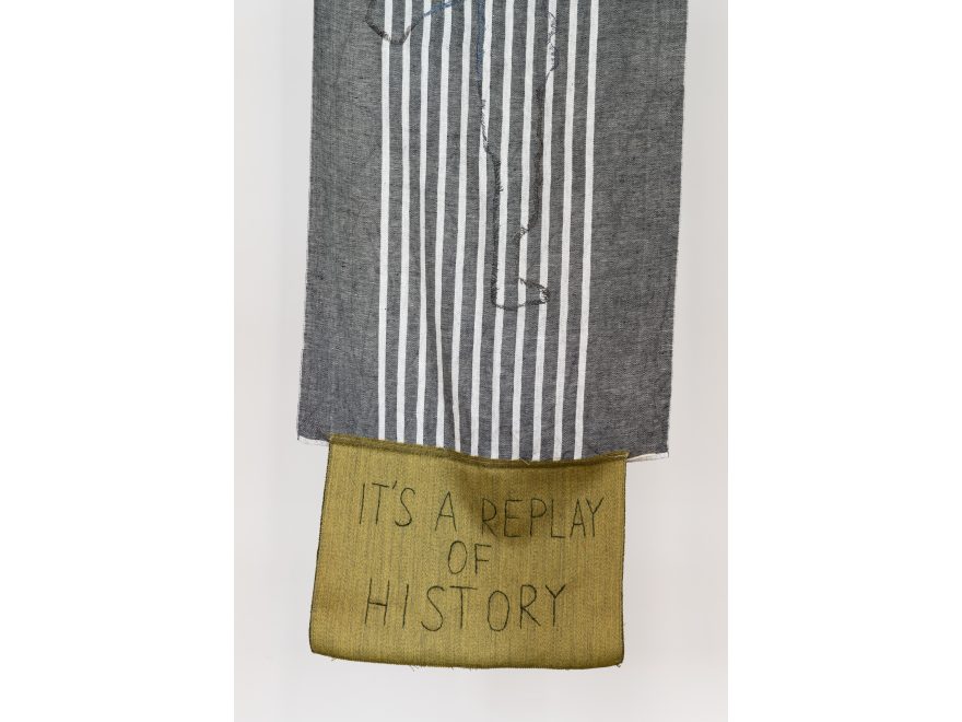 H og M, Flags for unwritten Land, detalje, 2025. Foto: David Stjernholm