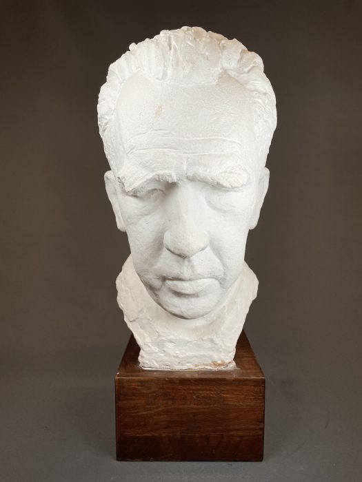 Harald Isenstein, portræt af Niels Bohr.