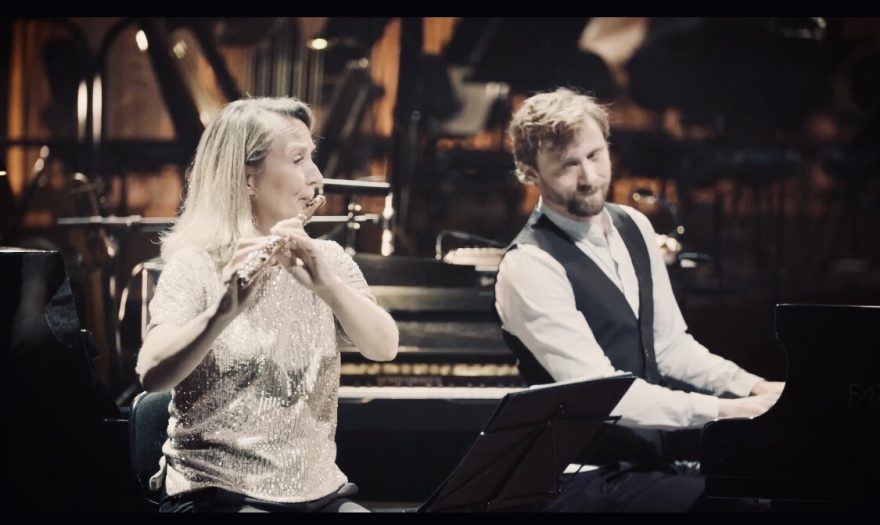 Ulla Miilmann i sampsil med Kristoffer Hyldig