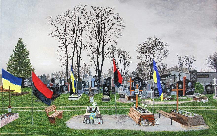 Søren Martinsen, Fresh Graves, 80 x 110 cm, 2024