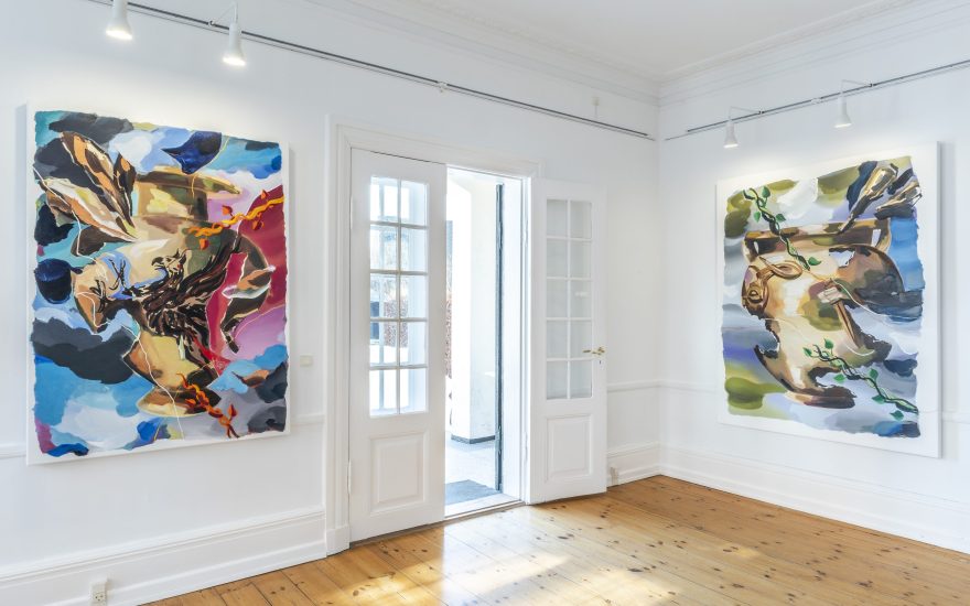 Adam Saks, installationsview, Kongegaarden 2025. Fabu Photography