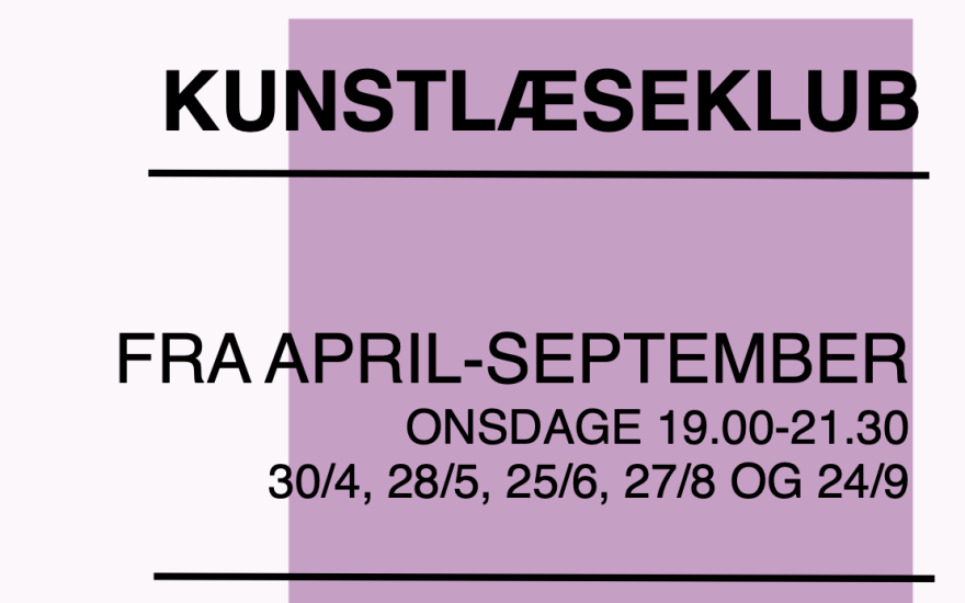 Kunstlæseklub i Kongegaarden