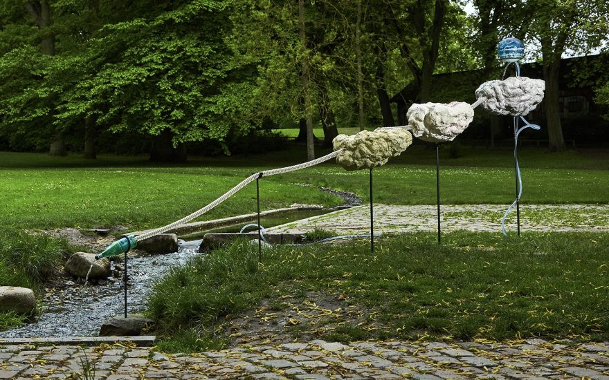 Ida Retz Wessberg, vandkunst. Foto Søren Malmose