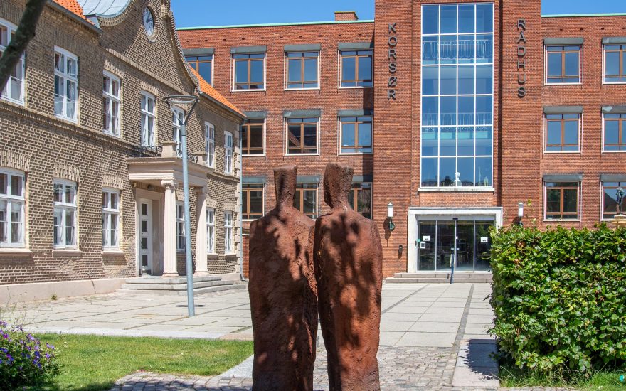 Erik Heide, To borgere, jern, 2007 