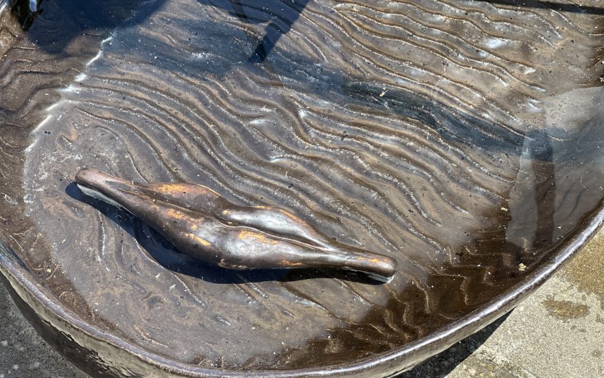 Ida Retz Wessberg, Skulptur for opsamling af regnvand, detalje, 2025.  Foto: Ida Retz Wessberg