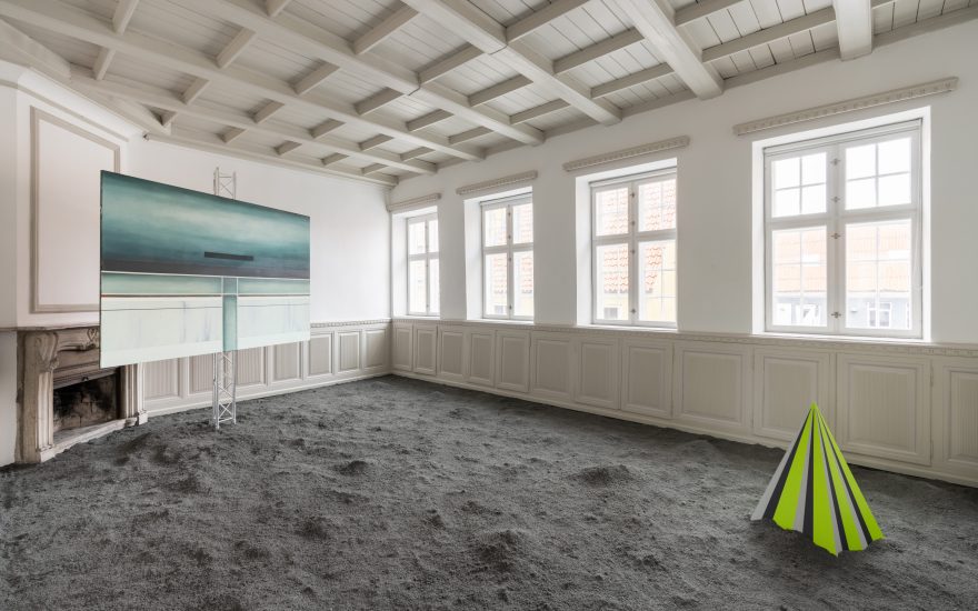 Asmund Havsteen-Mikkelsen, Dehabitation, udstillingsview i Kunsthal Kongegaarden, 2026. Foto David Stjernholm