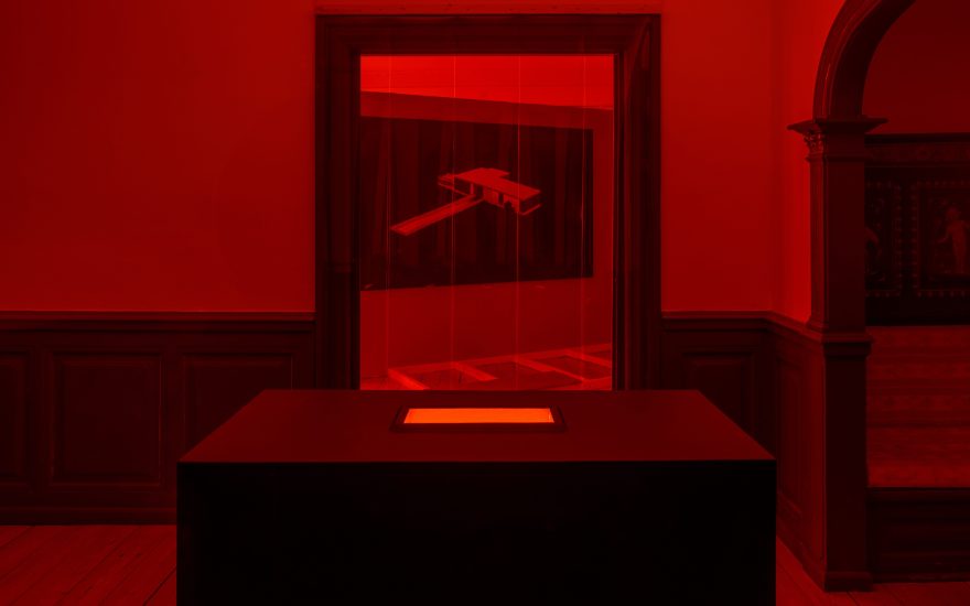 Asmund Havsteen-Mikkelsen, Dehabitation, udstillingsview i Kunsthal Kongegaarden, 2026. Foto David Stjernholm