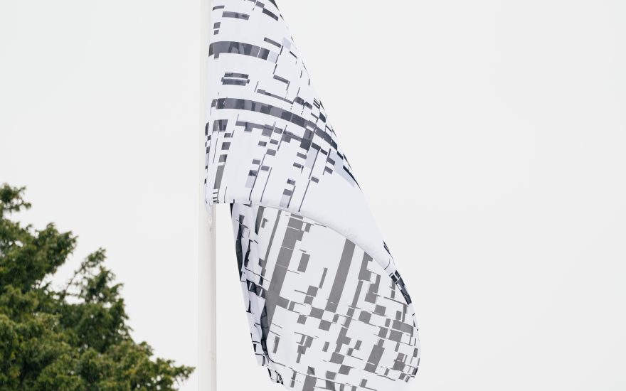 Asmund Havsteen-Mikkelsen, Grid Dissolution, 200 x 250 cm, 2026. Foto David Stjernholm